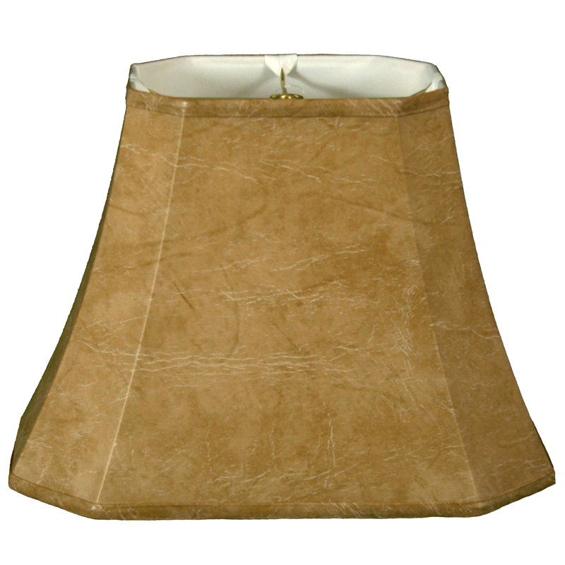 Alcott Hill 16" Faux Leather Bell Lamp Shade Wayfair